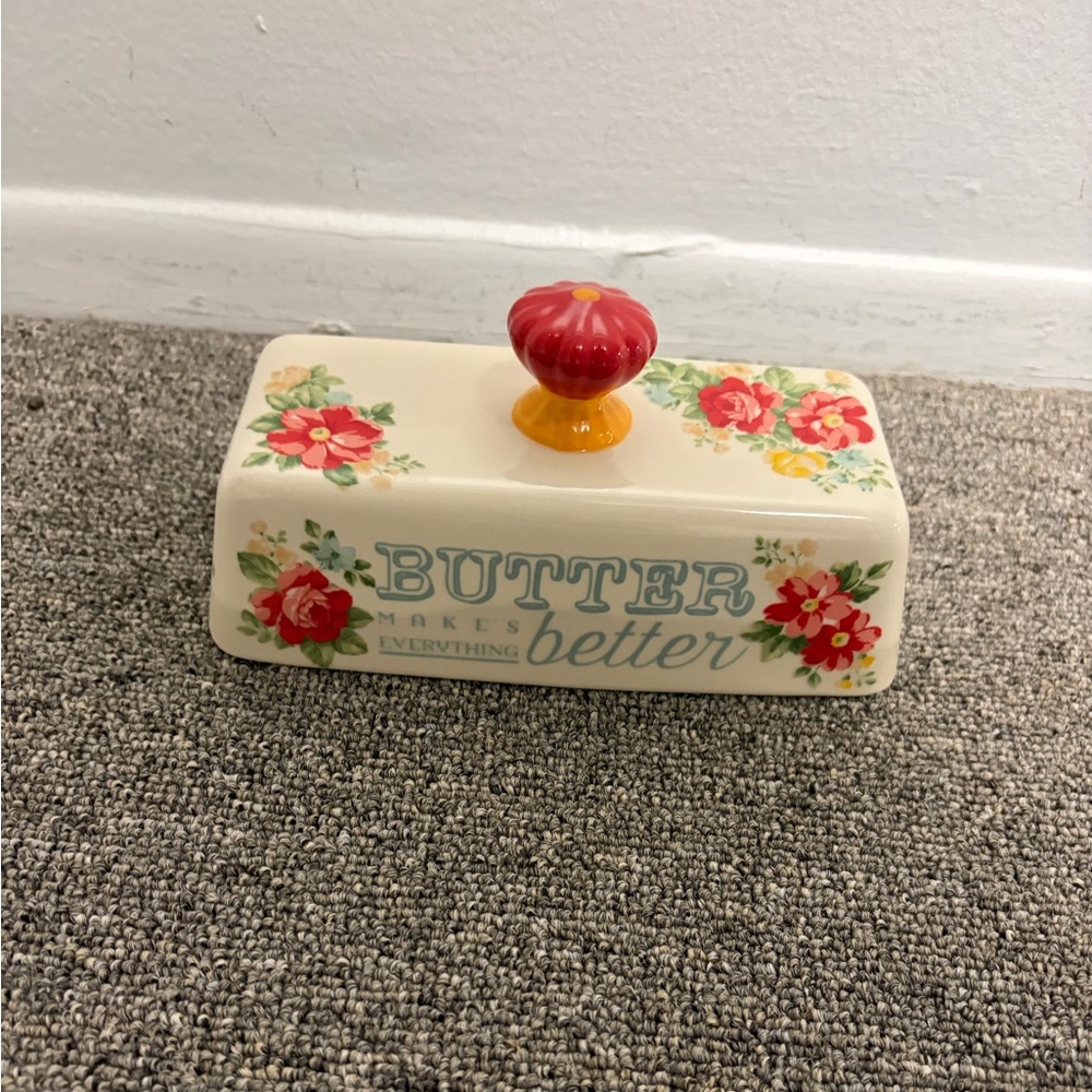 Pioneer Woman Butter Dish Lid